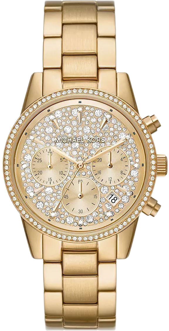 Montre-bracelet femme Michael Kors Ritz MK7310 en acier doré jaune