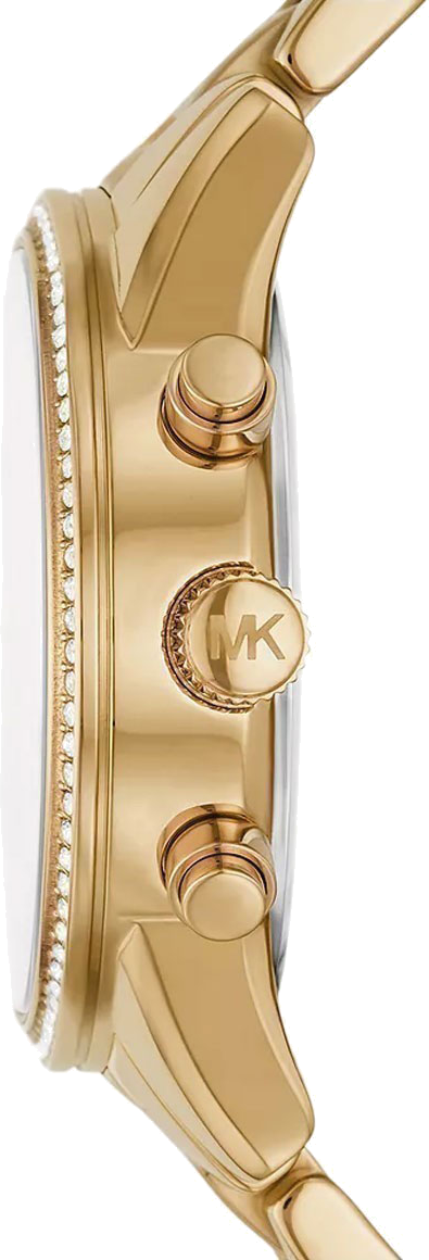 Montre-bracelet femme Michael Kors Ritz MK7310 en acier doré jaune vue 3