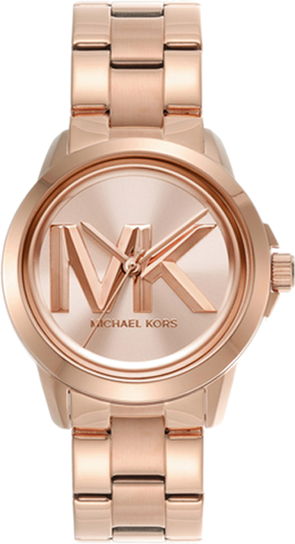 Montre Michael Kors MK7318 pour femme, cadran et bracelet acier plaqué or rose
