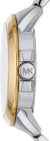 Montre Michael Kors MK7319 pour femme - Cadran logo MK, bracelet bicolore acier et or vue 2