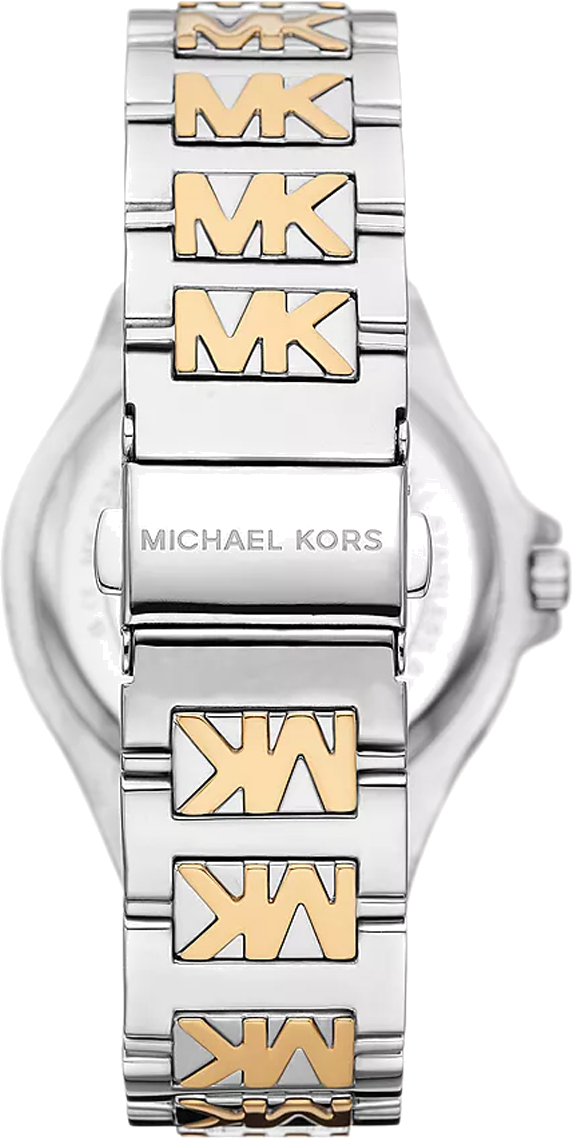 Montre Femme Michael Kors Lennox MK7338 - Cadran argenté, bracelet acier bicolore or et argent vue 2
