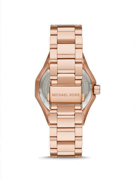 Montre Femme Michael Kors Raquel MK7343 en Acier Doré Rose à Cadran Pavé - Edition Limitée vue 3