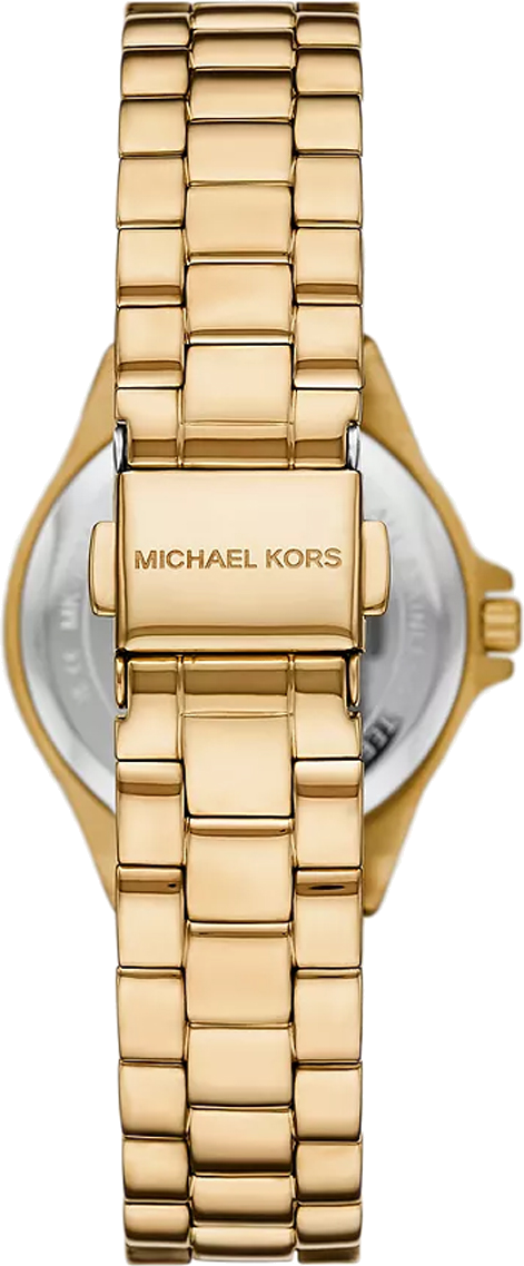 Montre Michael Kors Lennox MK7395 pour Femme - Cadran vert, boîtier et bracelet en acier inoxydable doré vue 2