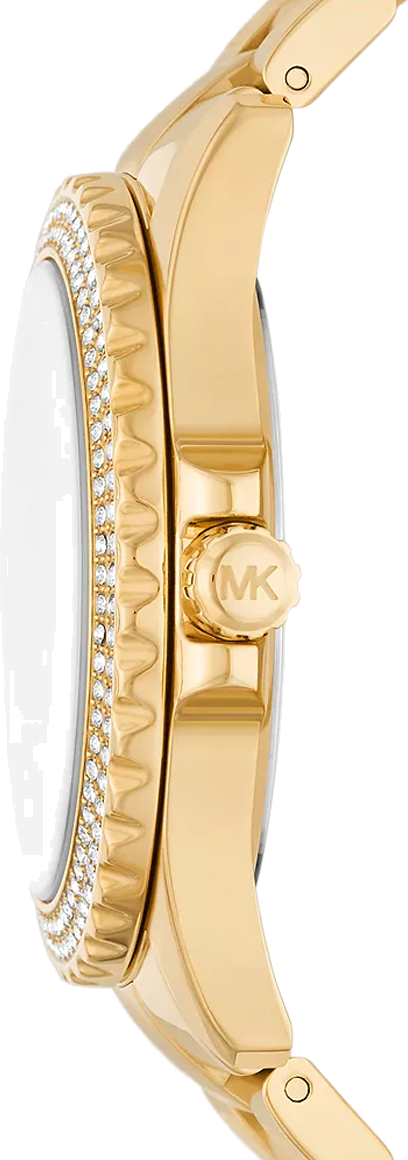 Montre femme Michael Kors Everest MK7401 bracelet en acier inoxydable doré vue 3