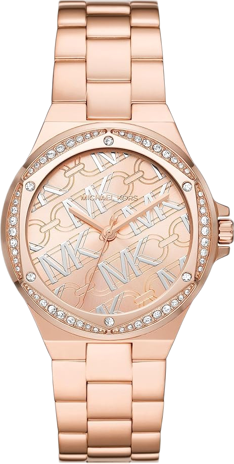 Montre Femme Michael Kors Lennox MK7405 Cadran et Bracelet Or Rose Acier