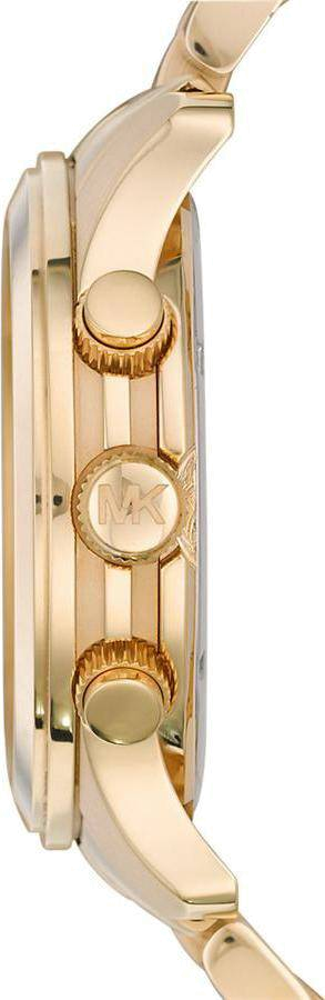 Montre Michael Kors MK8077 Chronographe Acier Doré Jaune vue 2
