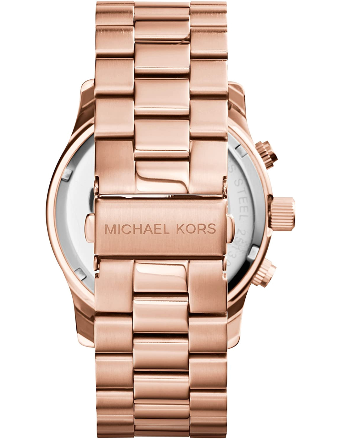 Montre Michael Kors MK8096 Chronographe Unisexe en Acier Or Rose vue 3