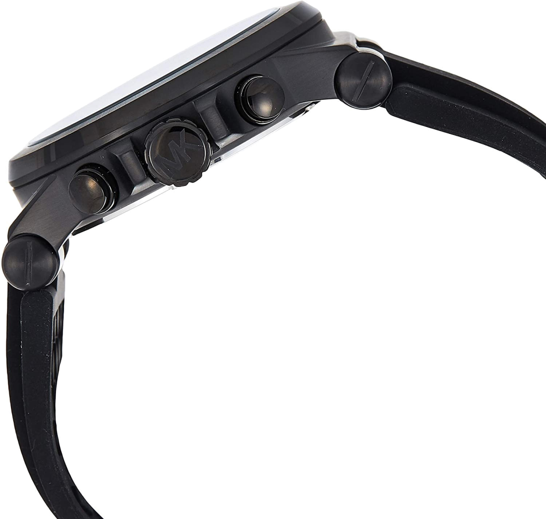 Montre Homme Michael Kors MK8152 - Cadran et Boîtier Noir - Bracelet Silicone vue 2