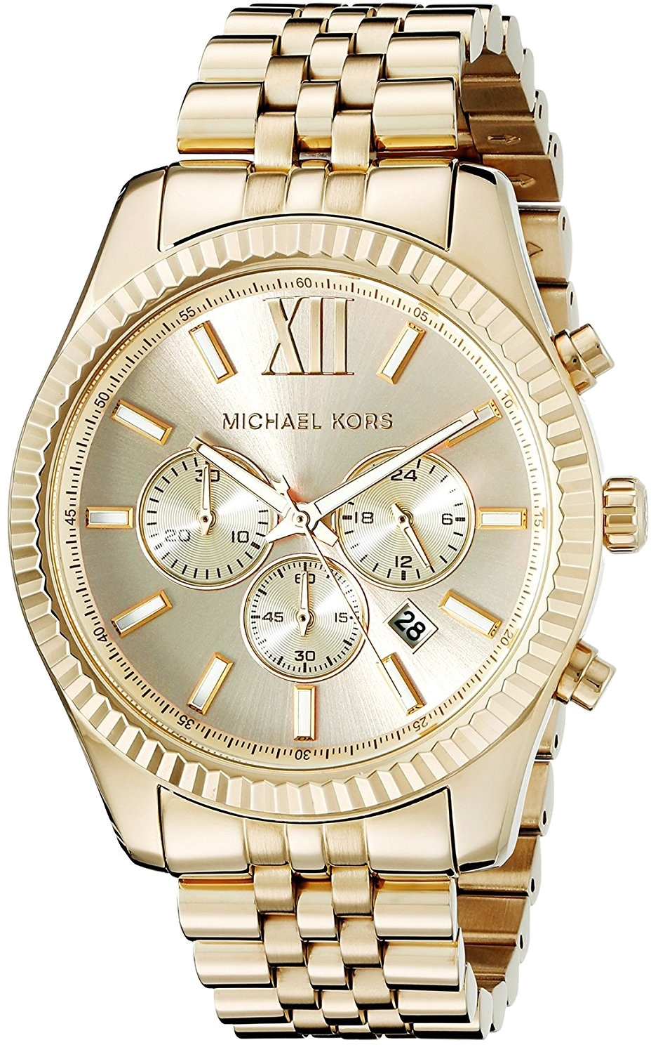 Montre Homme Michael Kors MK8281 Lexington en Acier Inoxydable Doré