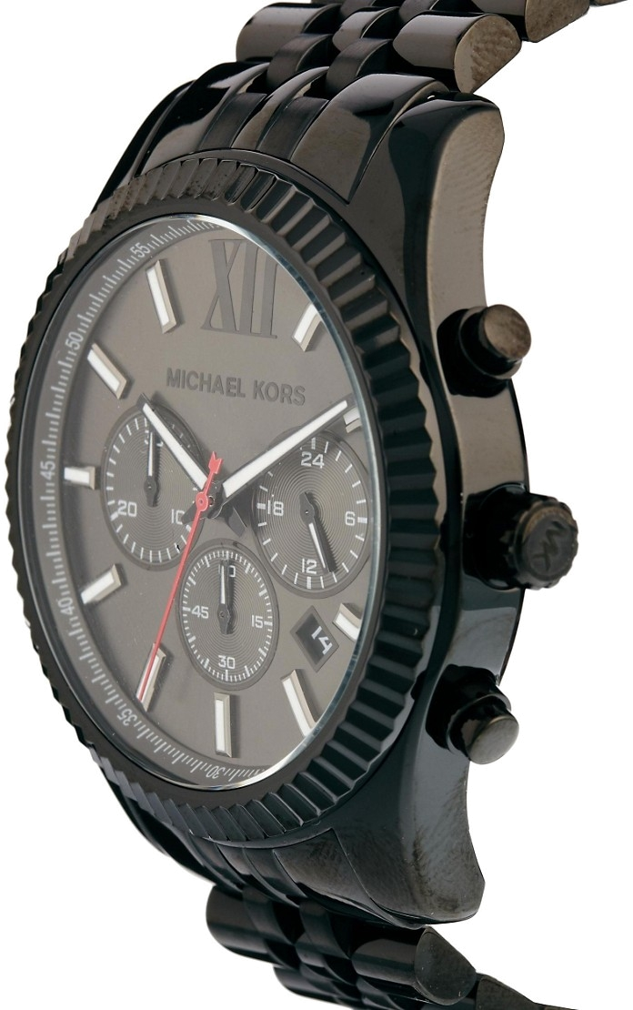 Montre Homme Michael Kors Lexington MK8320 Cadran Noir Acier vue 3