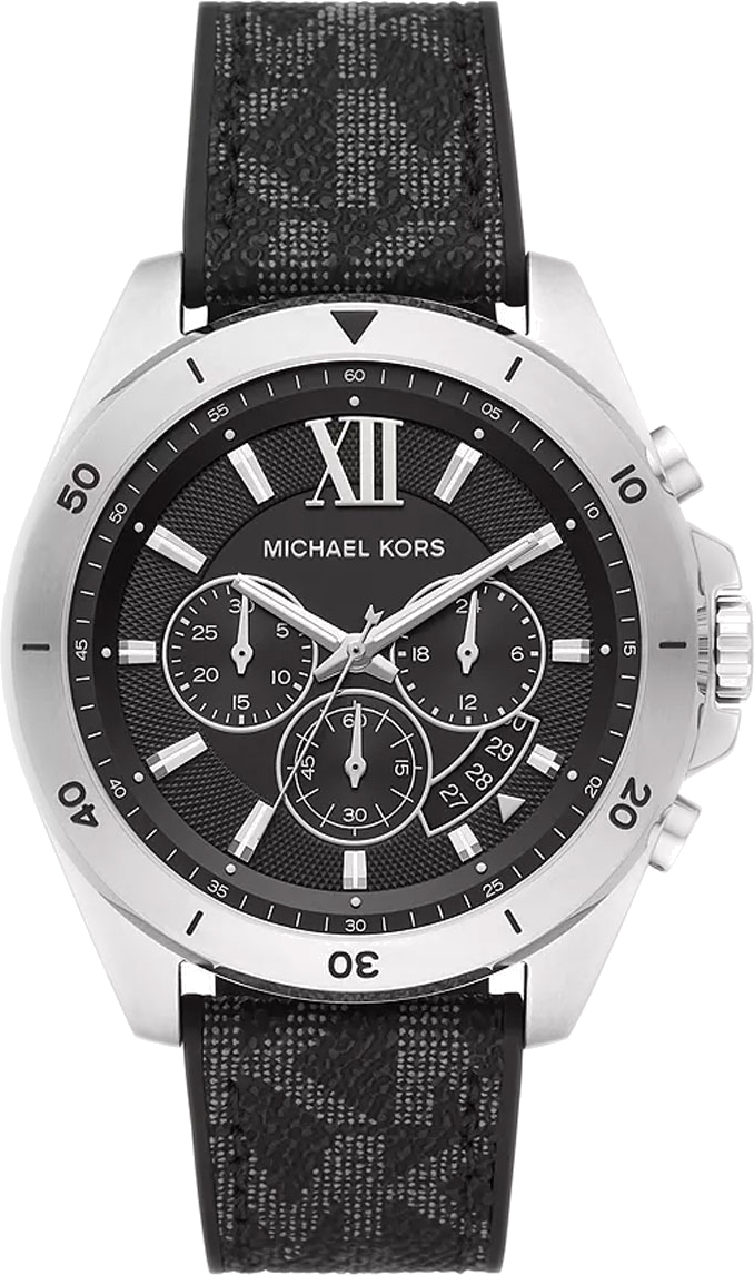 Montre Michael Kors Brecken MK8850 - Chronographe Homme Noir et Argent