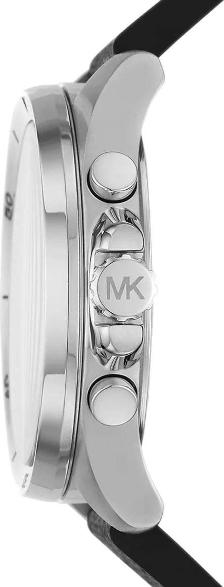 Montre Michael Kors Brecken MK8850 - Chronographe Homme Noir et Argent vue 4