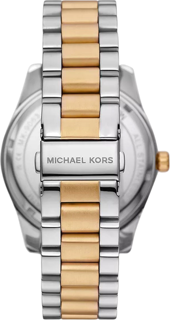 Montre homme Michael Kors Lexington MK9063 cadran vert, bracelet en acier inoxydable bicolore vue 2