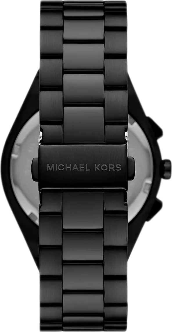 Montre Homme Michael Kors Lennox MK9146 - Chronographe Quartz - Cadran et Bracelet Acier Noir vue 2