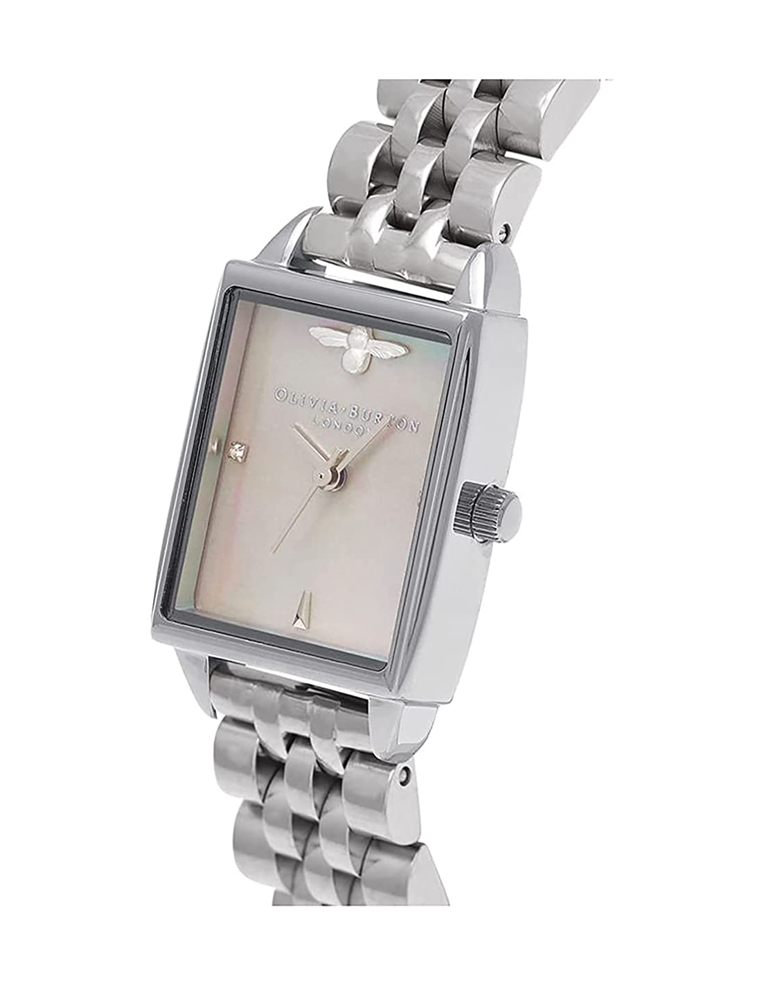 Montre Olivia Burton OB16BH03 Bee Hive en acier et nacre vue 2
