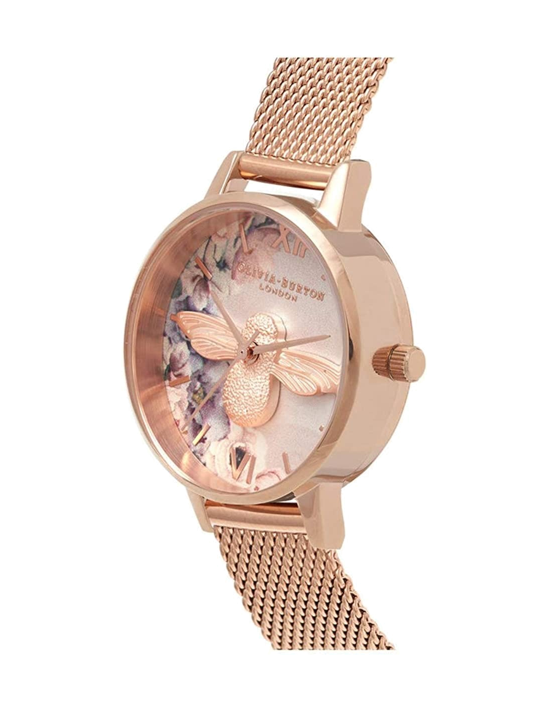 Montre Olivia Burton OB16PP40 Maille Milanaise Or Rose vue 2