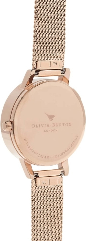 Montre Olivia Burton OB16PP40 Maille Milanaise Or Rose vue 3