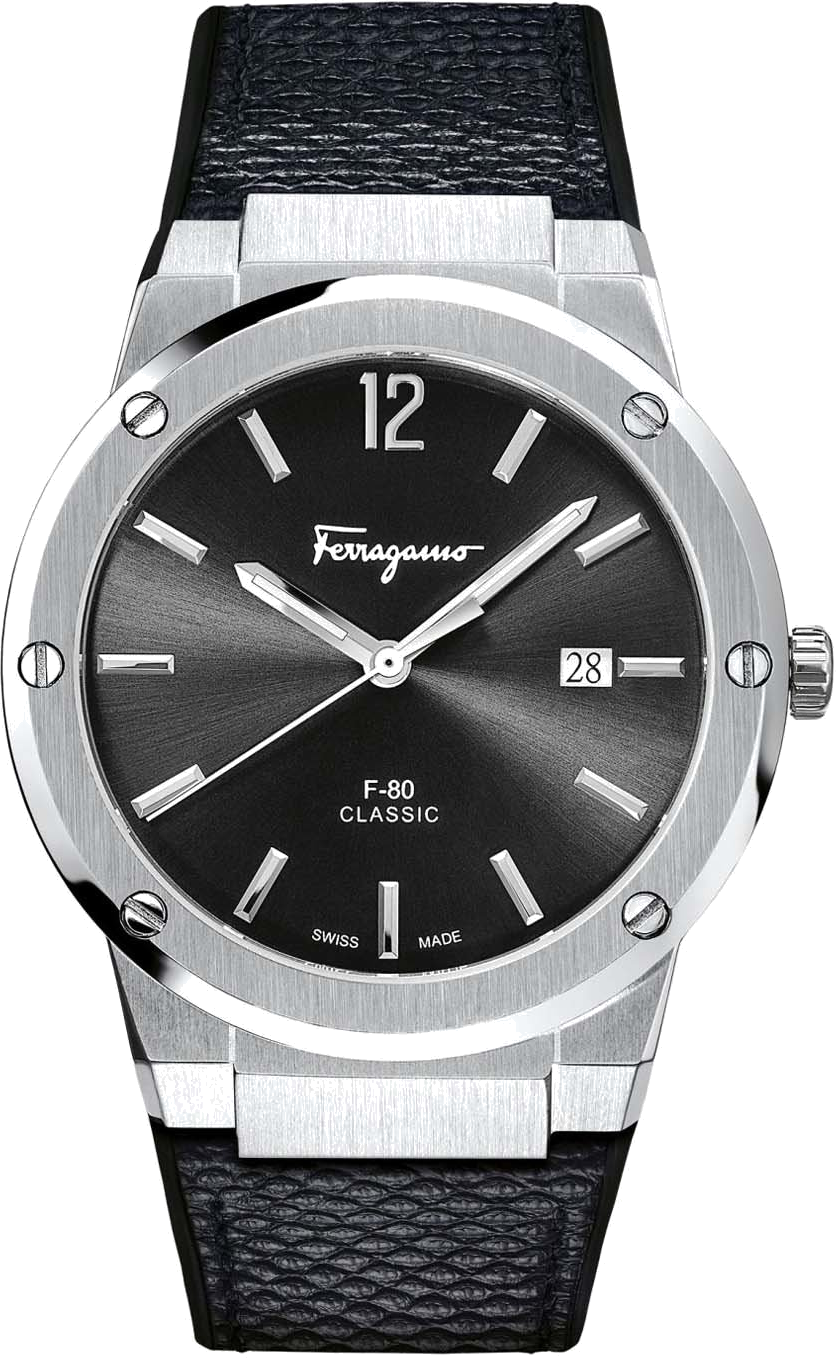 Montre Homme Salvatore Ferragamo SFDT00619 Acier et Silicone Noir
