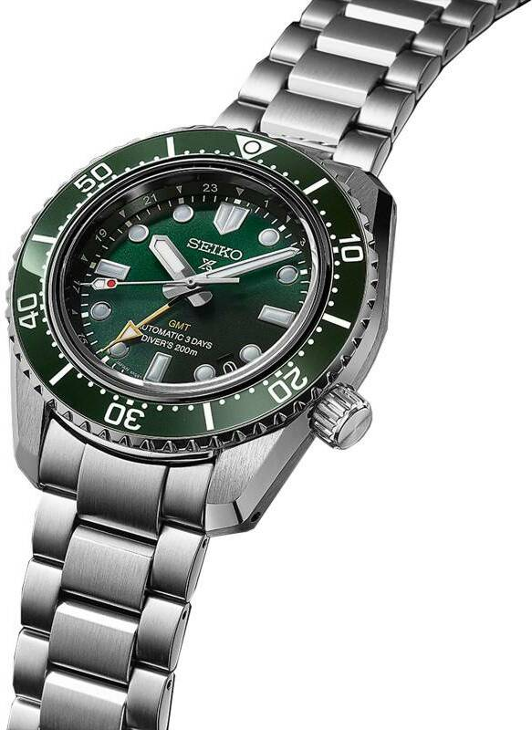 Seiko Prospex Diver's GMT SPB381J1 - Montre automatique homme, cadran vert, acier vue 2