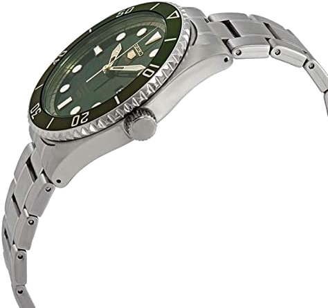 Montre Seiko 5 Sports SRPB93K1 Automatique Homme, Cadran Vert Forêt, Acier Inoxydable vue 3