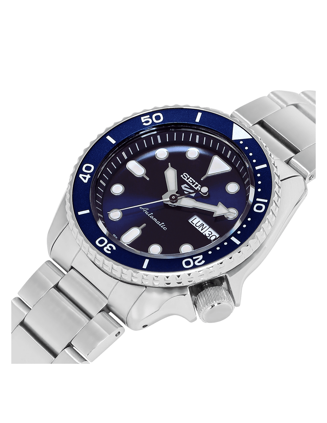 Montre Seiko SRPD51K1 Automatique Acier Cadran Bleu vue 2