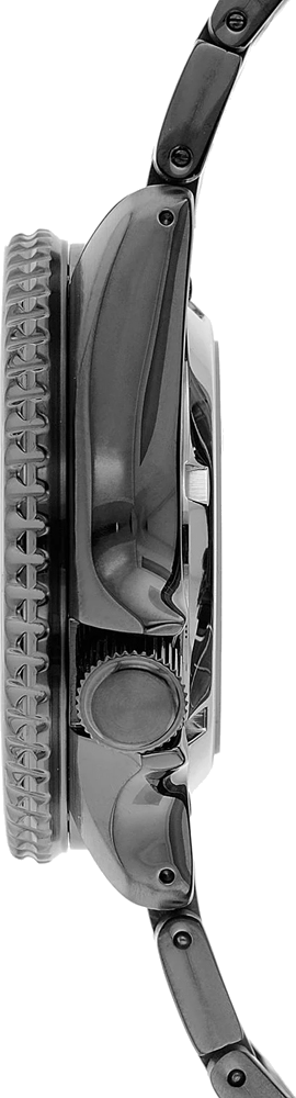 Montre Seiko 5 SRPD65K1 Automatique Homme - Boîtier Acier PVD Noir, Cadran Noir, Bracelet Nylon vue 3