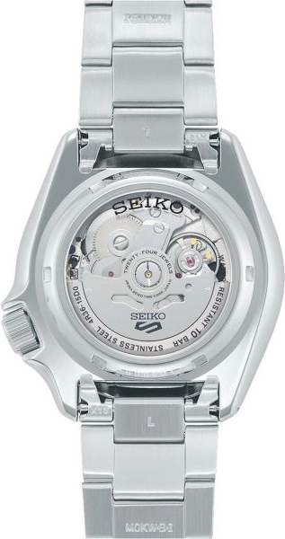 Montre Seiko SRPK09K1 Automatique Homme Acier Argent Cadran Texturé vue 2