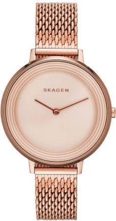 Montre Femme Skagen Ditte SKW2334 Cadran Or Rose Minimaliste