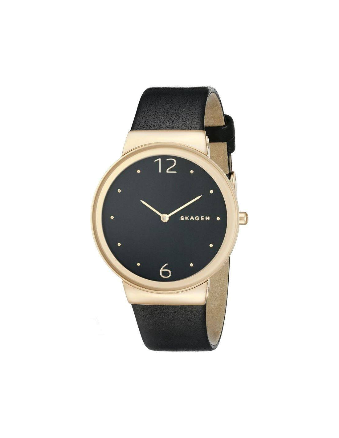 Montre Femme Skagen Freja SKW2370 - Cadran Noir & Bracelet Maille Milanaise Noir