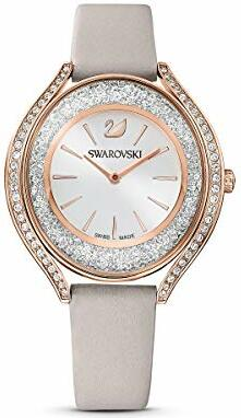 Montre Femme Swarovski 5416701 Chronographe Cuir Rouge