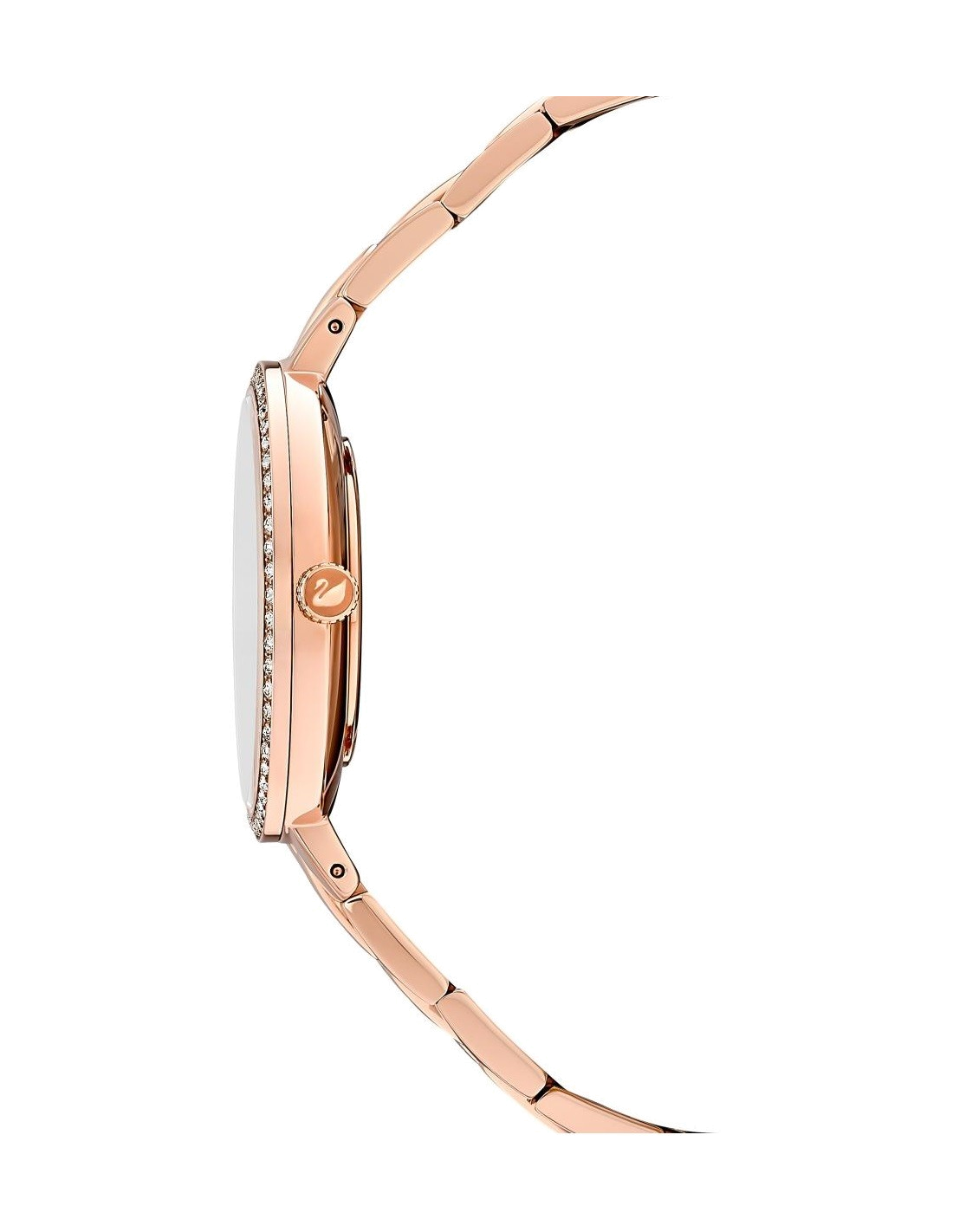 Montre Swarovski Cosmopolitan 5517800 pour Femme, Boîtier Acier Or Rose 32mm, Cadran Poudre de Diamants vue 3