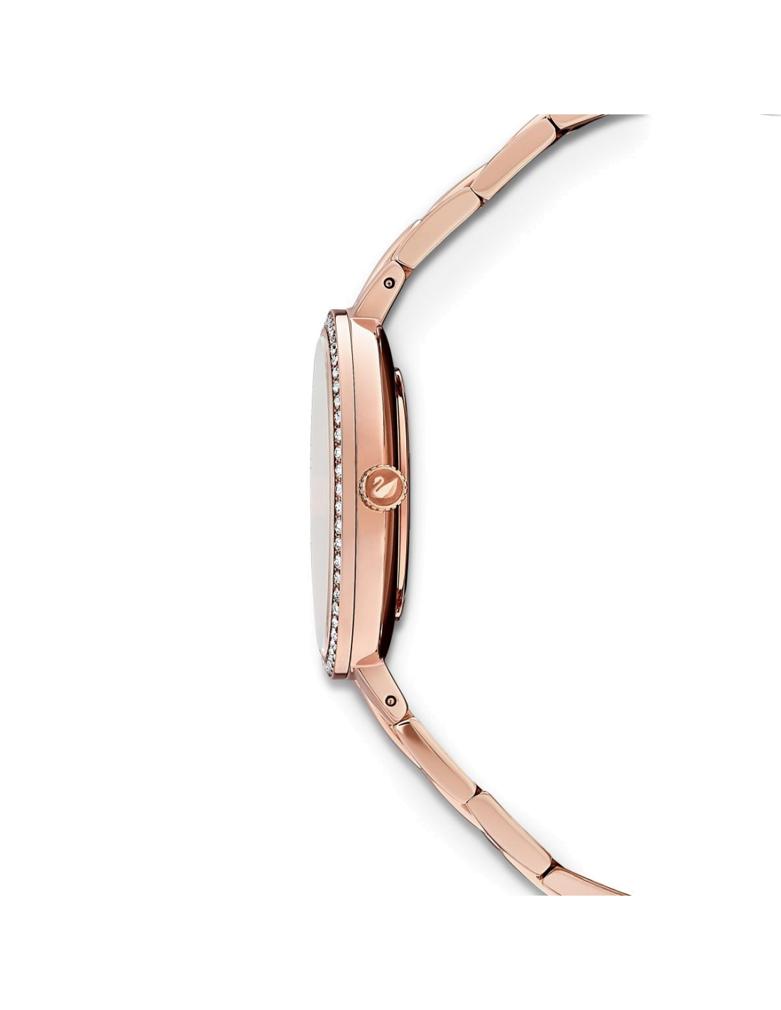 Montre Femme Swarovski Cosmopolitan 5517803 Cadran Gris Poudre de Diamants Acier Or Rose vue 3