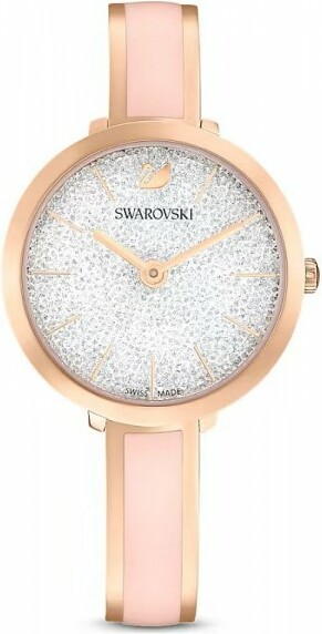 Montre Femme Swarovski Crystalline Delight 5642221 en Acier Or Rose vue 3