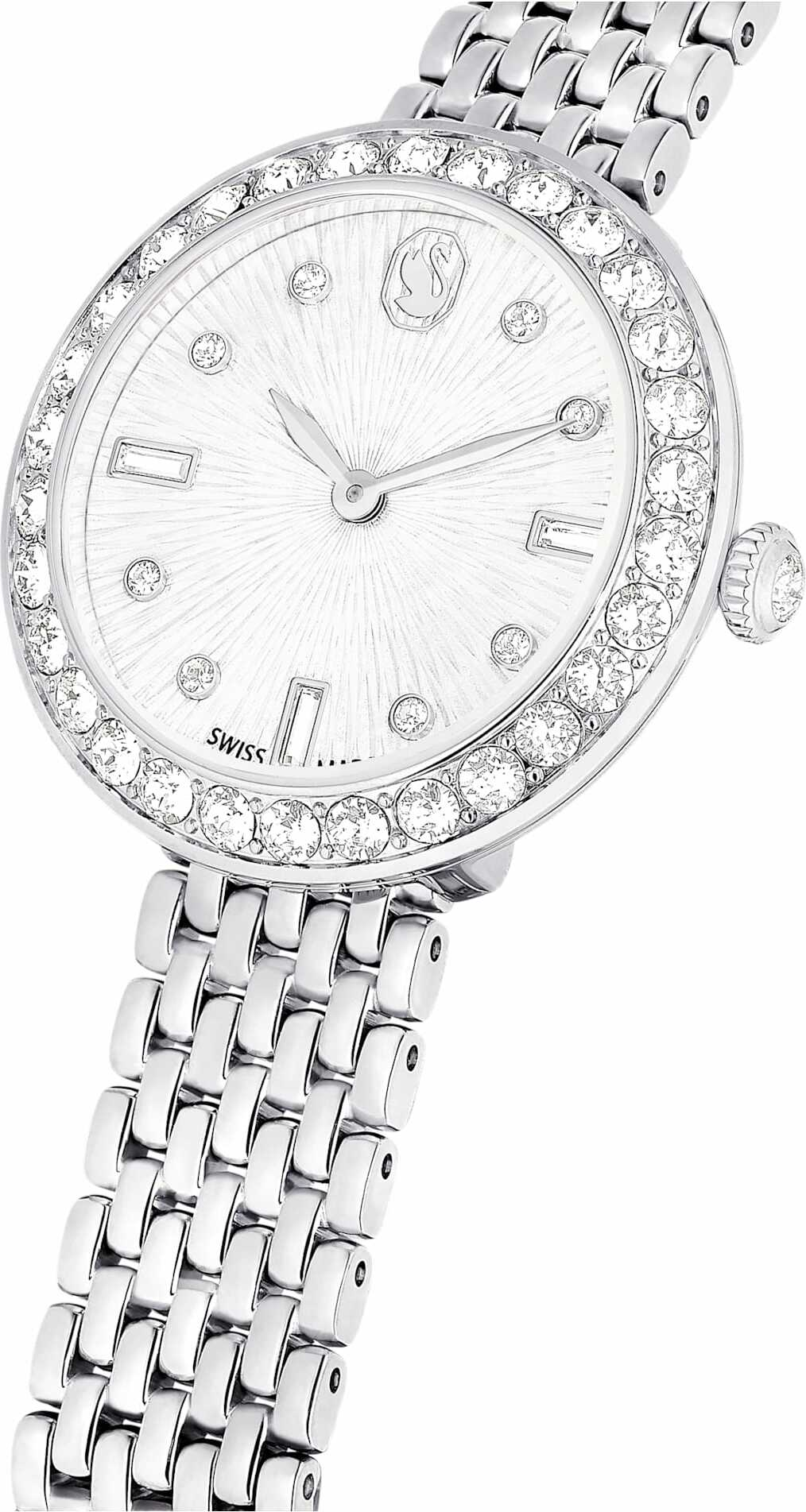 Montre Swarovski Certa 5673022 pour Femme, Boîtier Acier et Cristaux, Cadran Argent vue 2