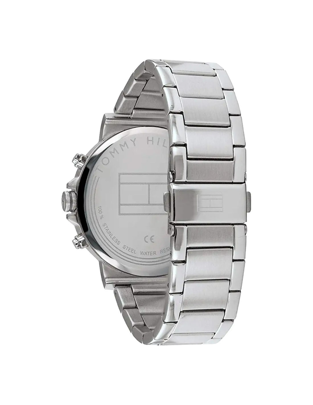 Montre Homme Tommy Hilfiger 1710382 Daniel Cadran Noir et Bracelet Cuir vue 3