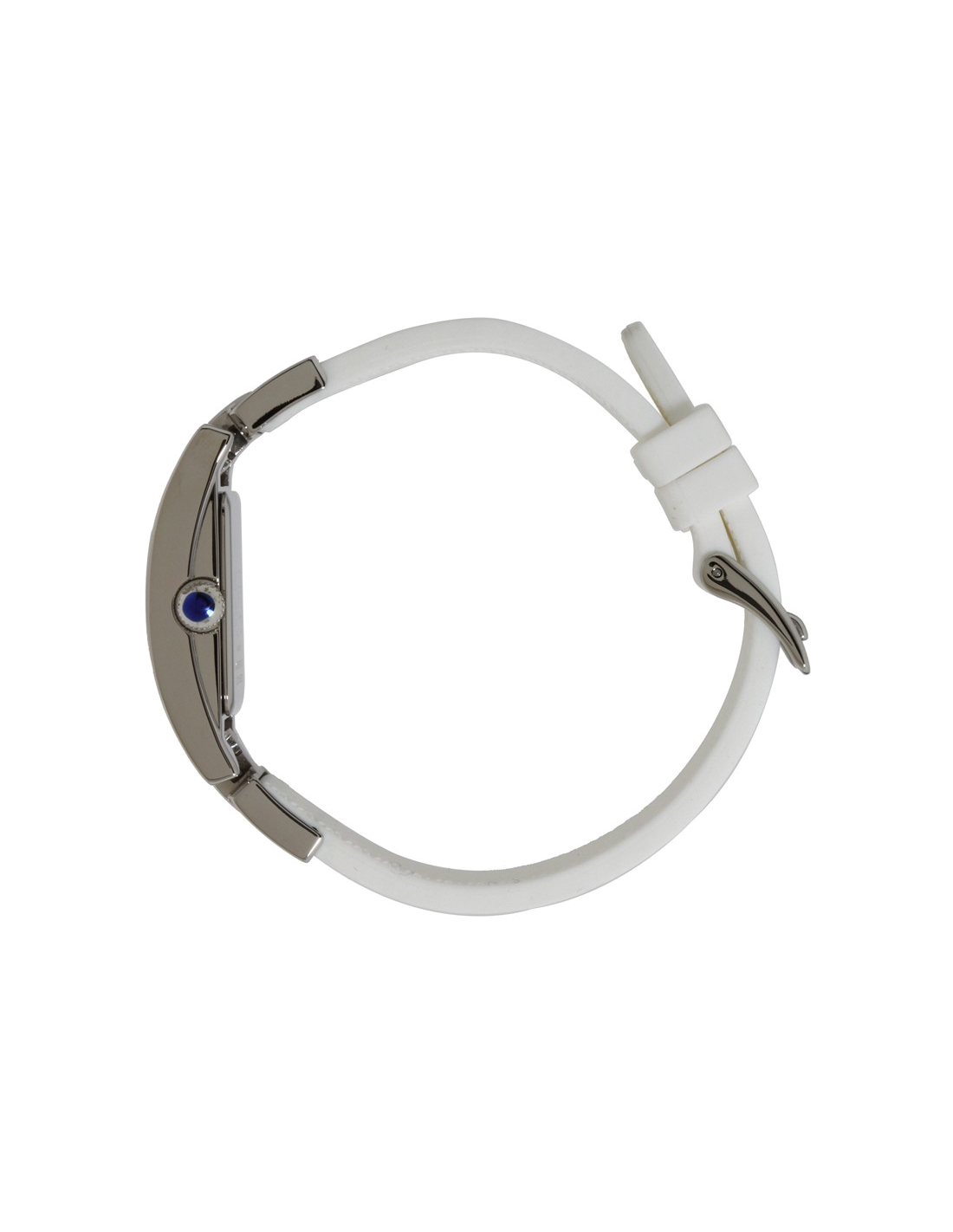 Montre Tommy Hilfiger 1781066 pour Femme - Cadran Multicolore Rectangulaire, Bracelet Blanc vue 2