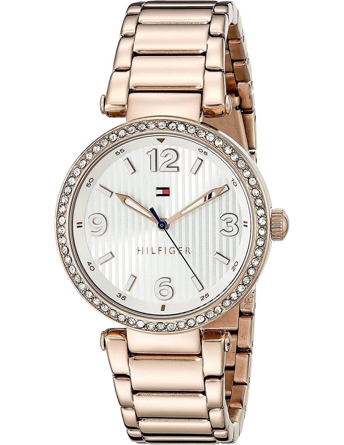Montre Femme Tommy Hilfiger 1781590 en Acier Or Rose - Cadran Blanc 32mm