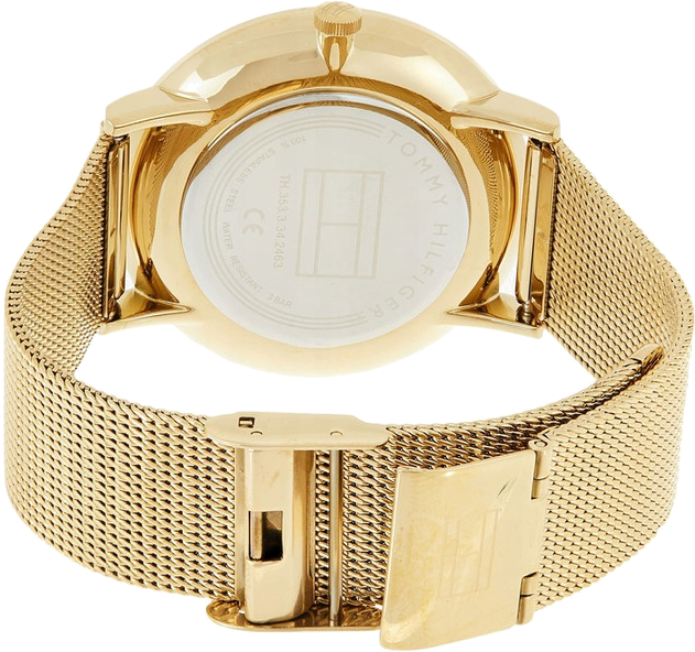 Montre Tommy Hilfiger 1781943 Jenna - Maille milanaise dorée - Pour femme vue 3