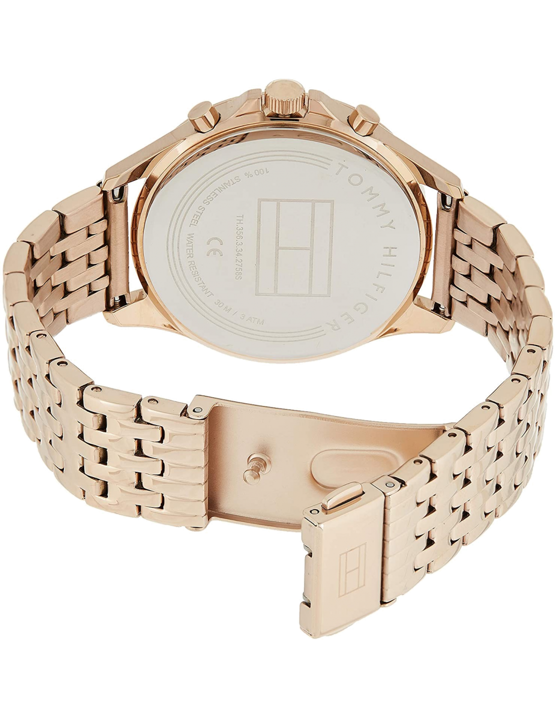 Montre Tommy Hilfiger Ari 1781978 Femme - Boîtier Or Rose, Cadran Argent vue 2