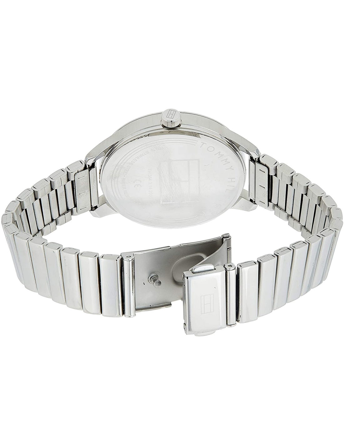 Montre Tommy Hilfiger Brooke 1782020 pour Femme, Cadran Fuchsia et Bracelet Acier Argent vue 3