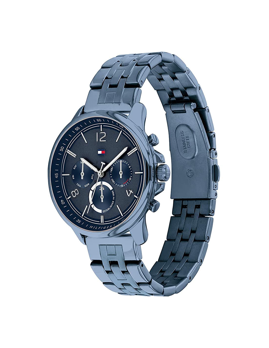 Montre Tommy Hilfiger 1782227 pour Femme, Cadran et Bracelet Acier Bleu vue 2