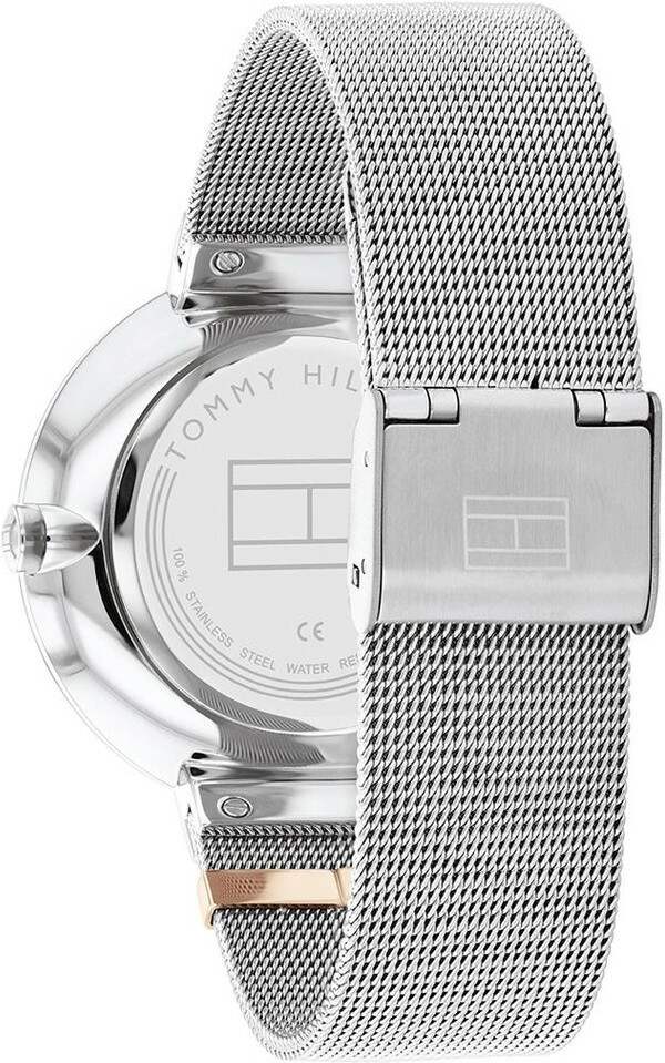 Montre Femme Tommy Hilfiger Lidia 1782537 bracelet acier maille milanaise argenté vue 3