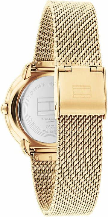 Montre Femme Tommy Hilfiger Demi 1782699 bracelet acier maille milanaise doré vue 3
