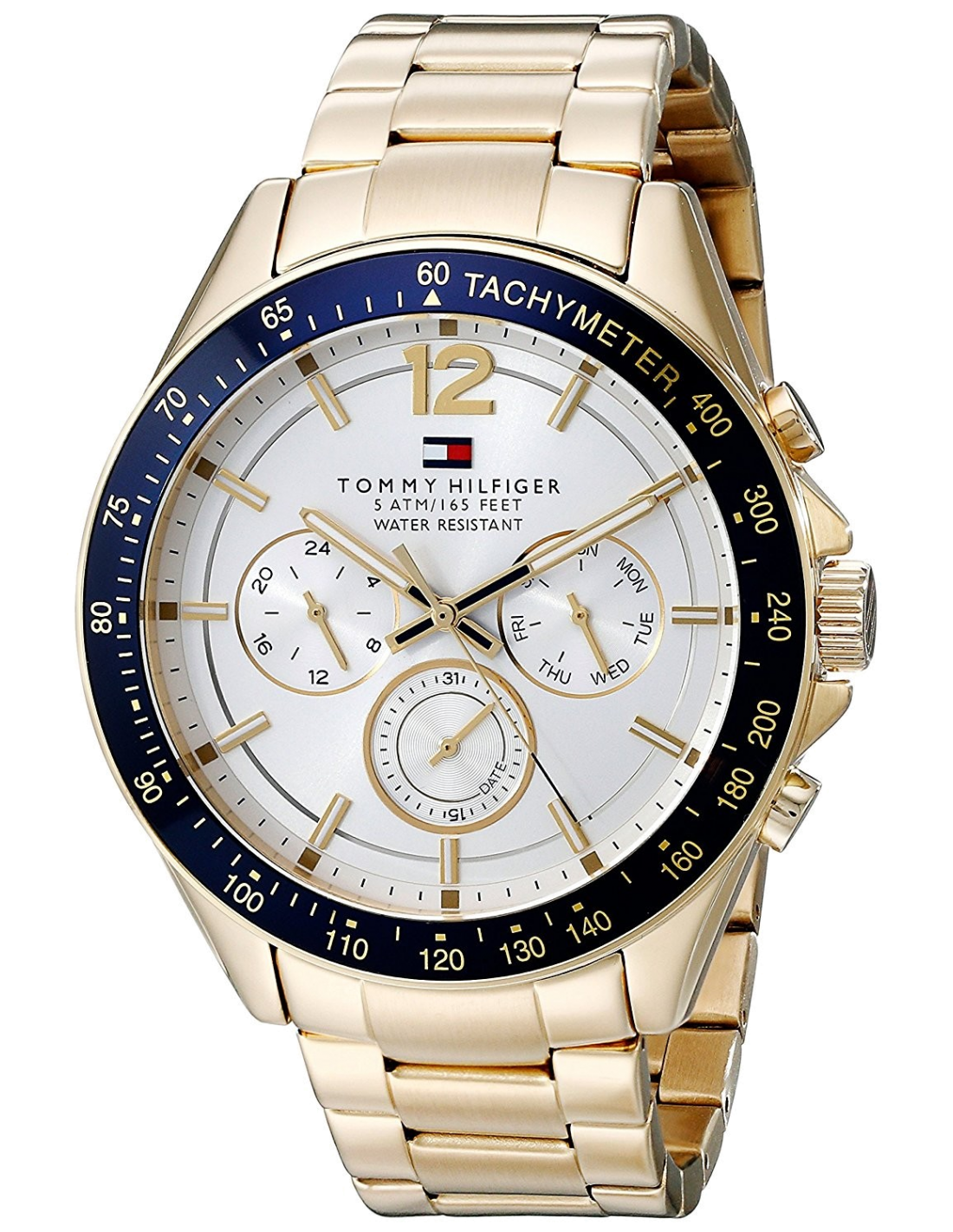 Montre Homme Tommy Hilfiger 1791121 Acier Doré Multifonction 44mm