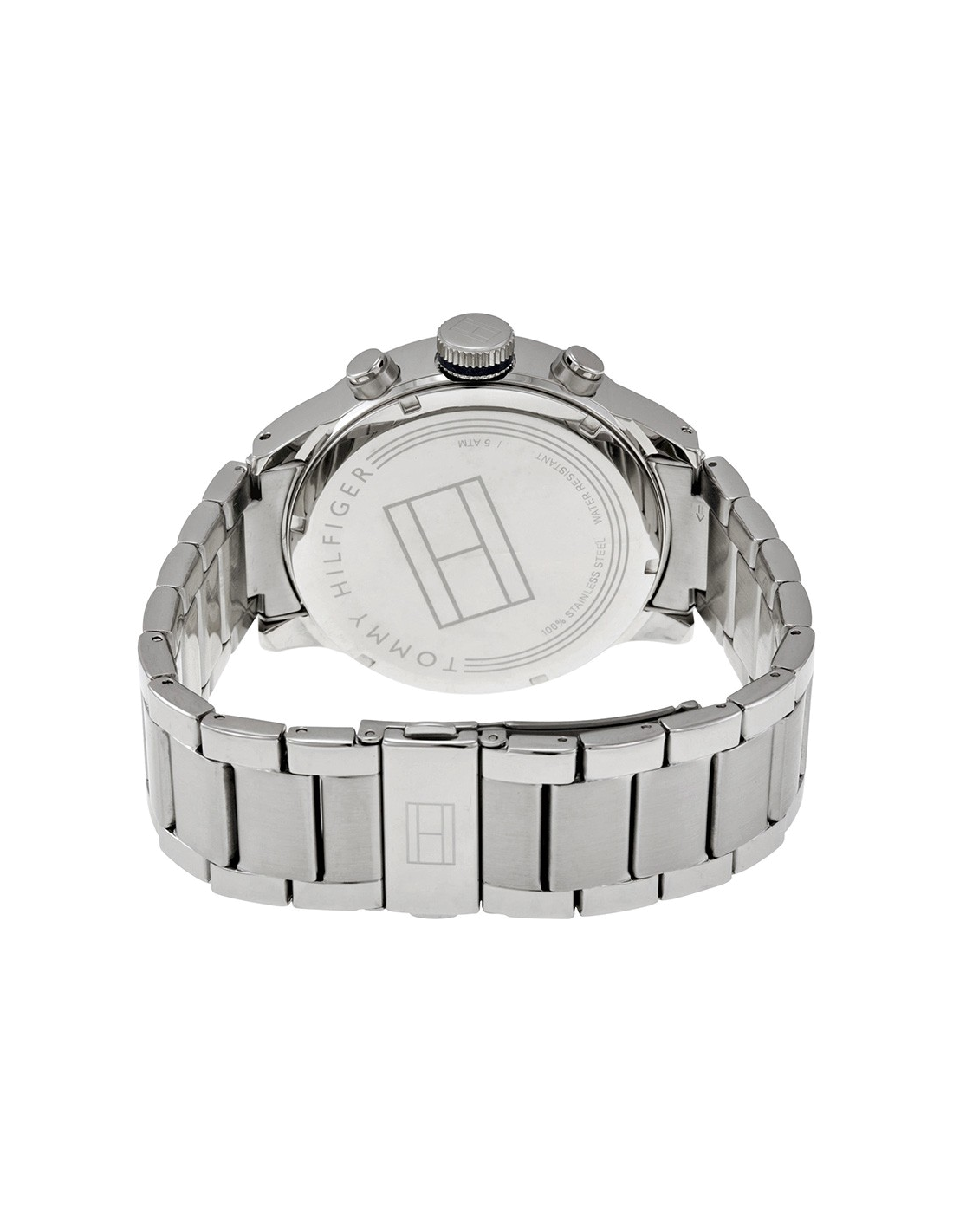 Montre Homme Tommy Hilfiger 1791242 Cadran Bleu Acier Argenté vue 2