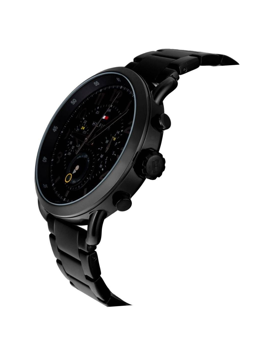 Montre Homme Tommy Hilfiger Briggs 1791423 en acier noir vue 2