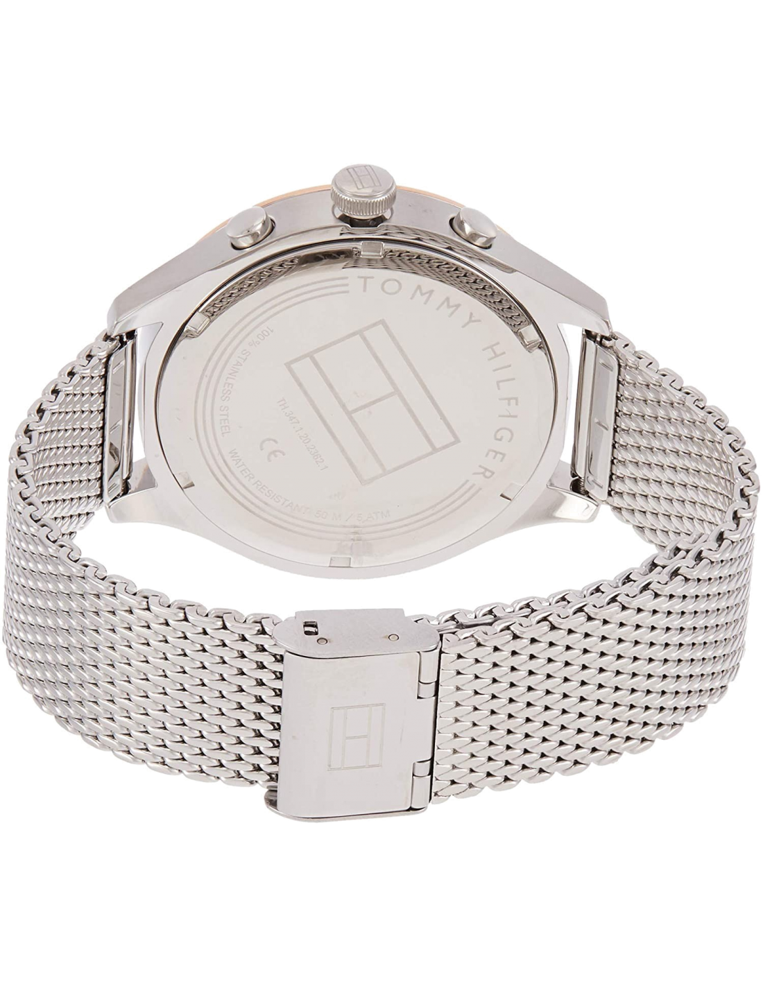 Montre Homme Tommy Hilfiger 1791466 Gavin - Boîtier Acier, Cadran Noir, Bracelet Cuir Brun vue 3