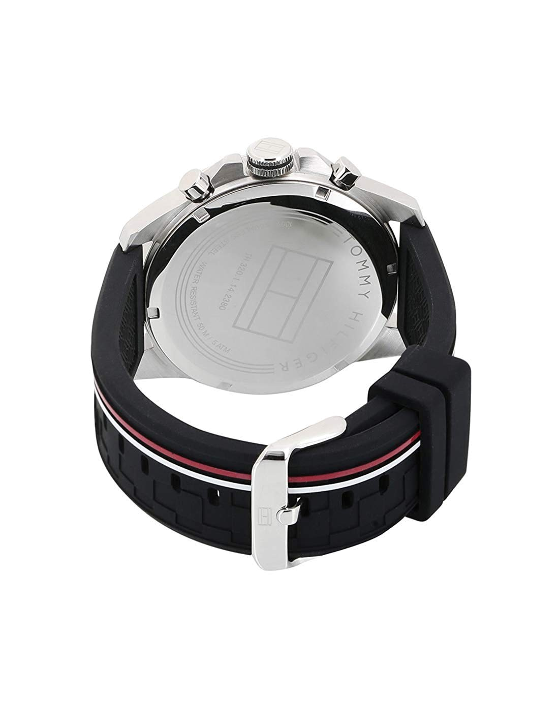 Montre Homme Tommy Hilfiger 1791473 Chronographe en Silicone Noir vue 4