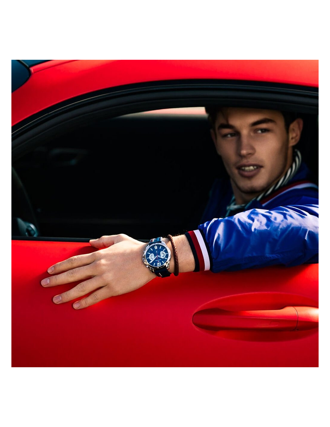 Montre Tommy Hilfiger 1791476 Decker Chronographe Silicone Bleu vue 4