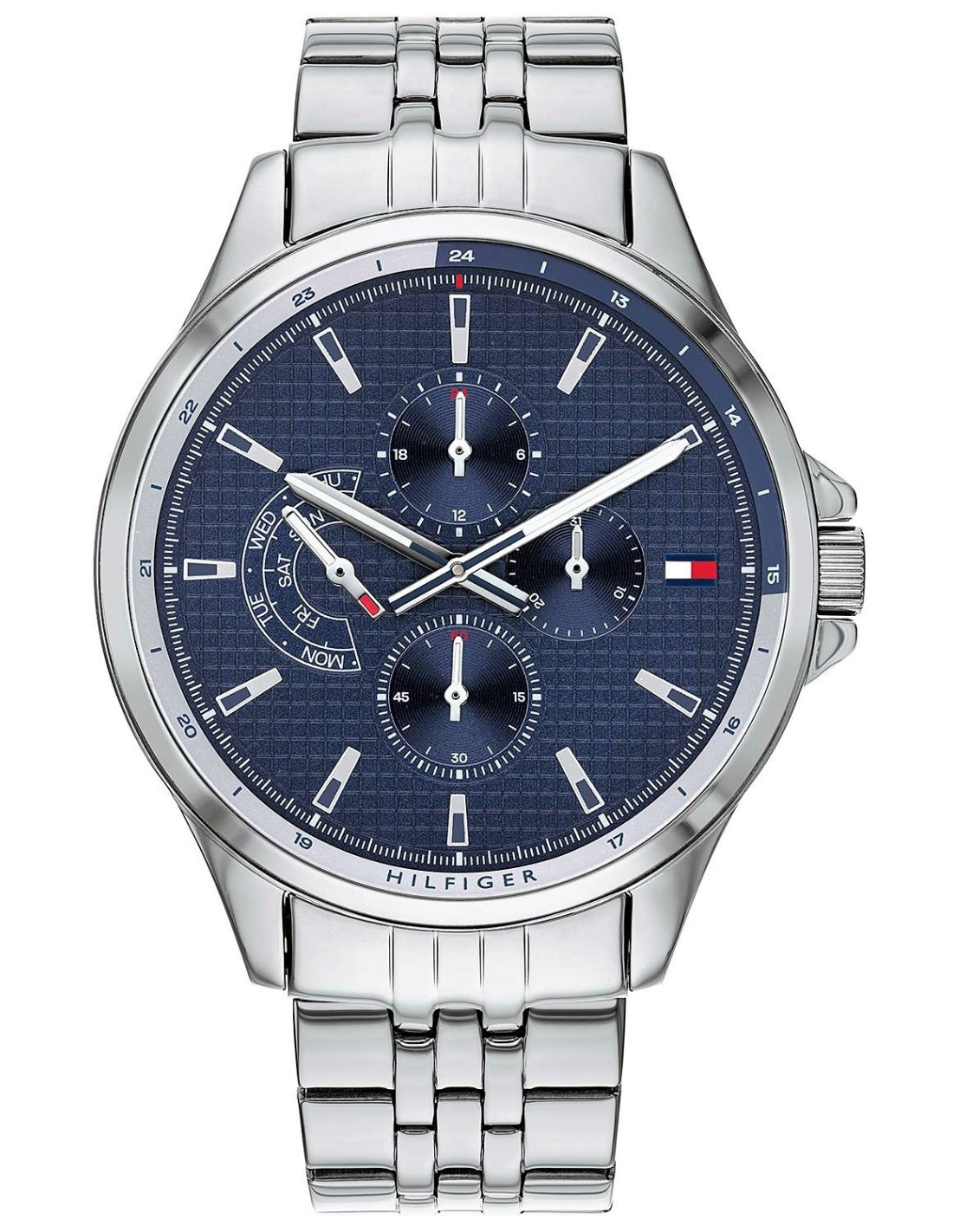 Montre Homme Tommy Hilfiger 1791612 Shawn - Boîtier Acier Doré, Cadran Bleu